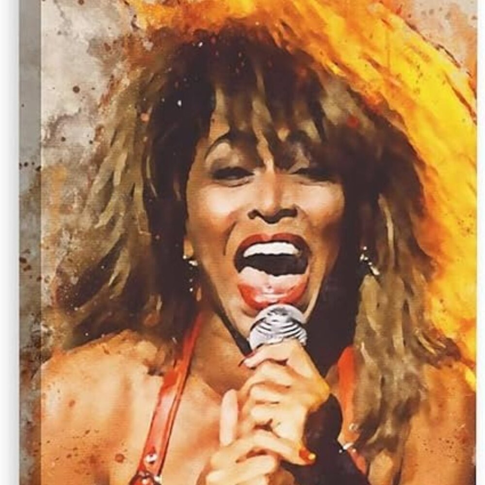 Tina Turner Canvas Poster Wall Art